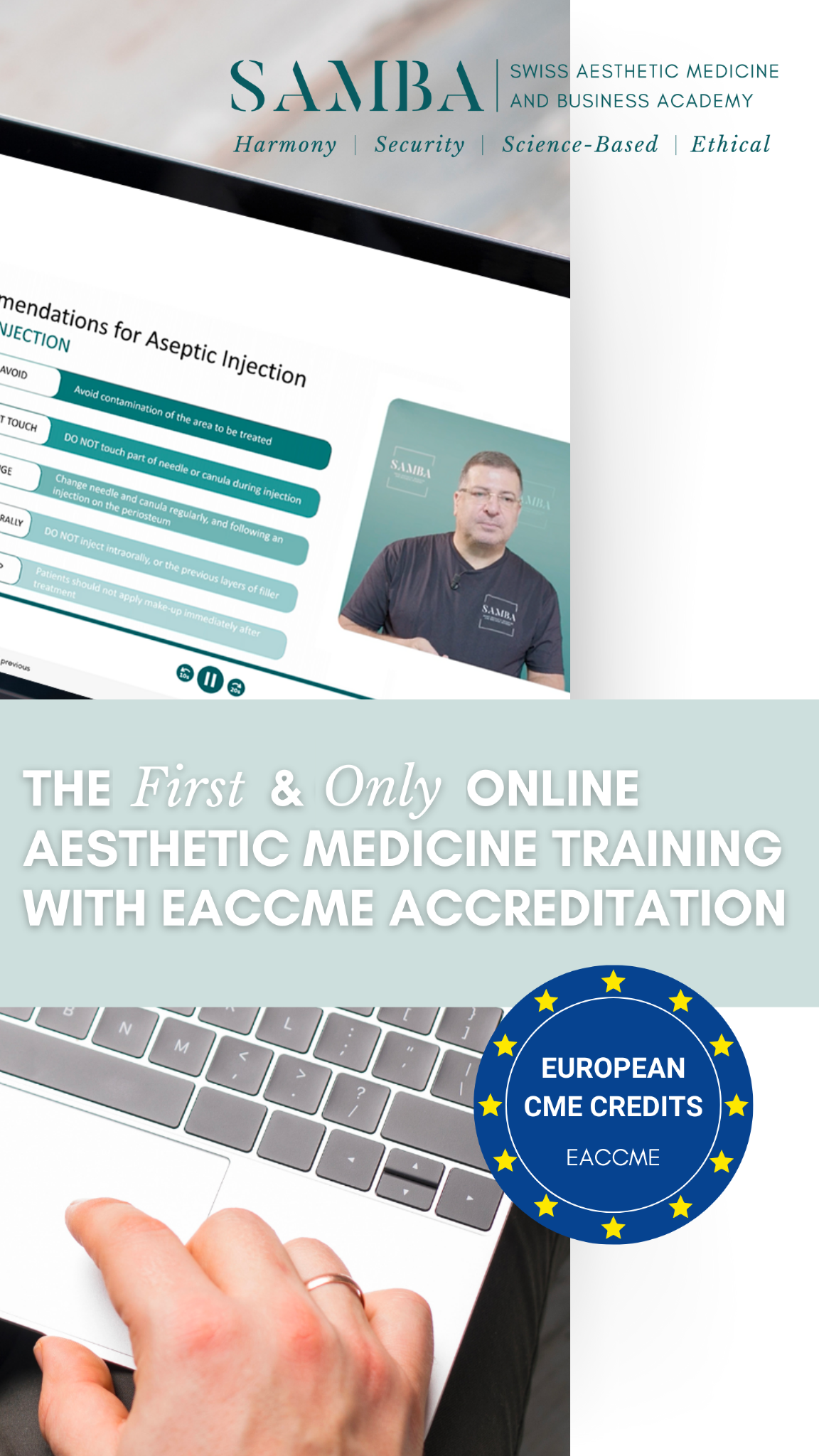 SAMBA Swiss Aesthetic Medicine & Business Academy Facebook ad