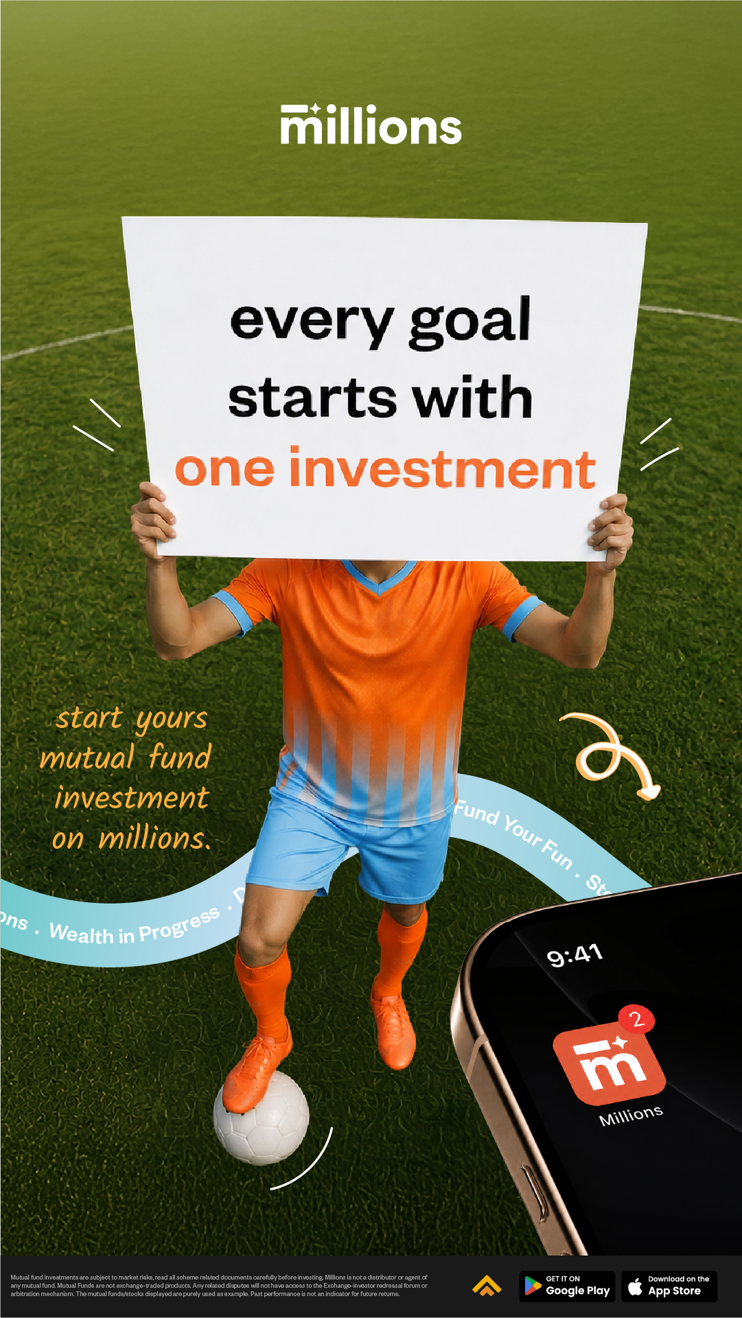 Millions app Facebook ad