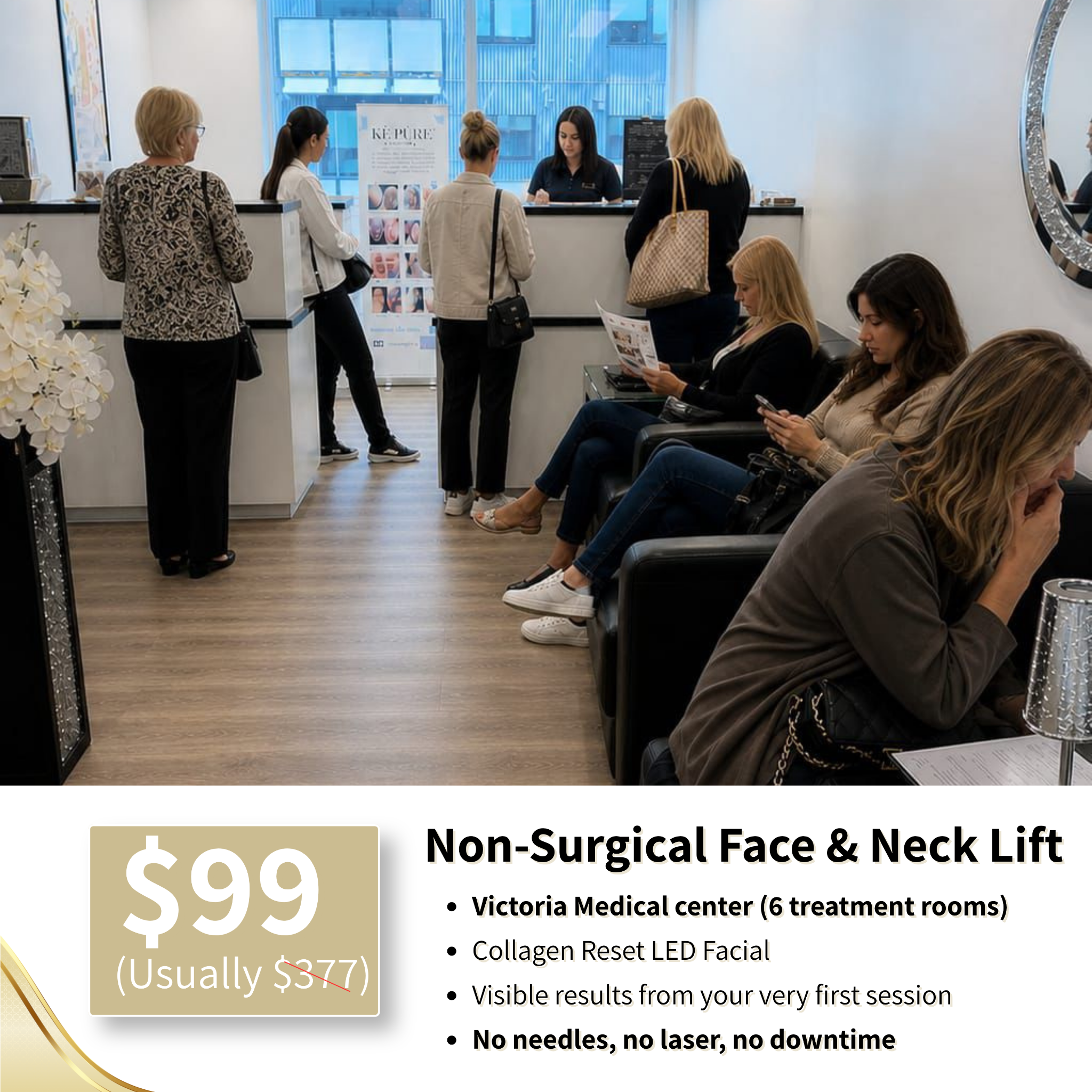Skin technology Facebook ad