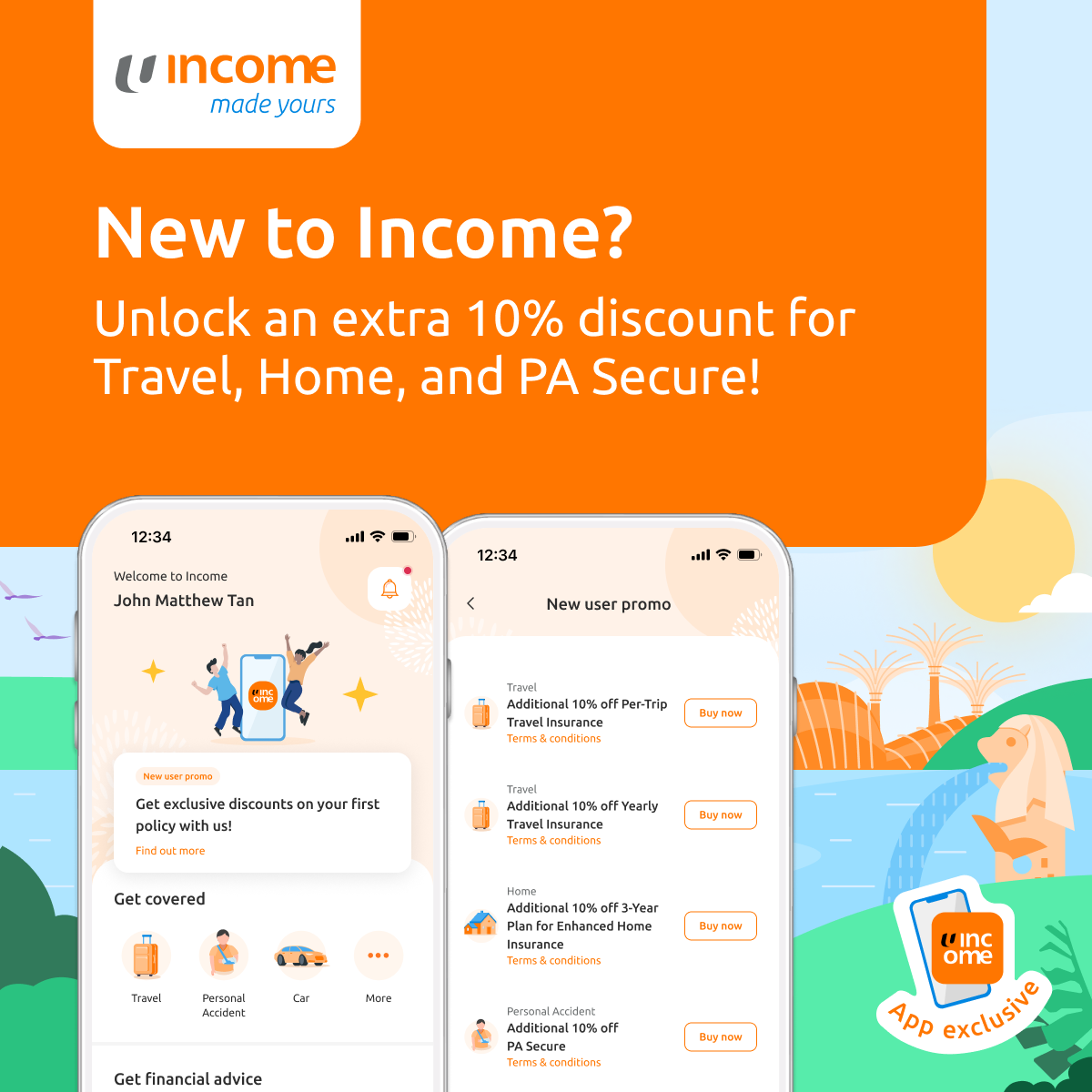 Income Facebook ad
