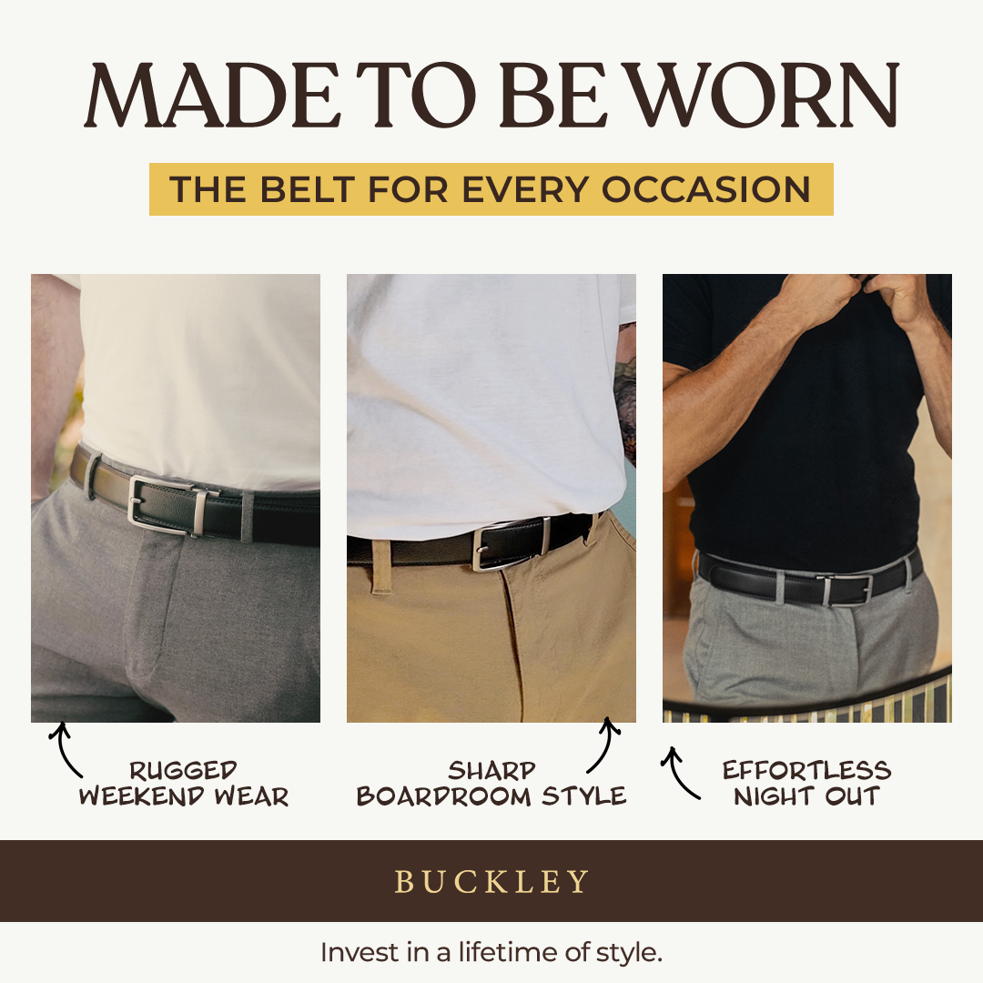 Buckley Belts Facebook ad
