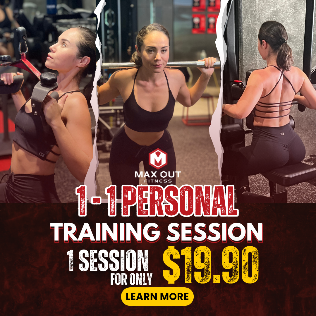 MAX OUT Fitness Facebook ad