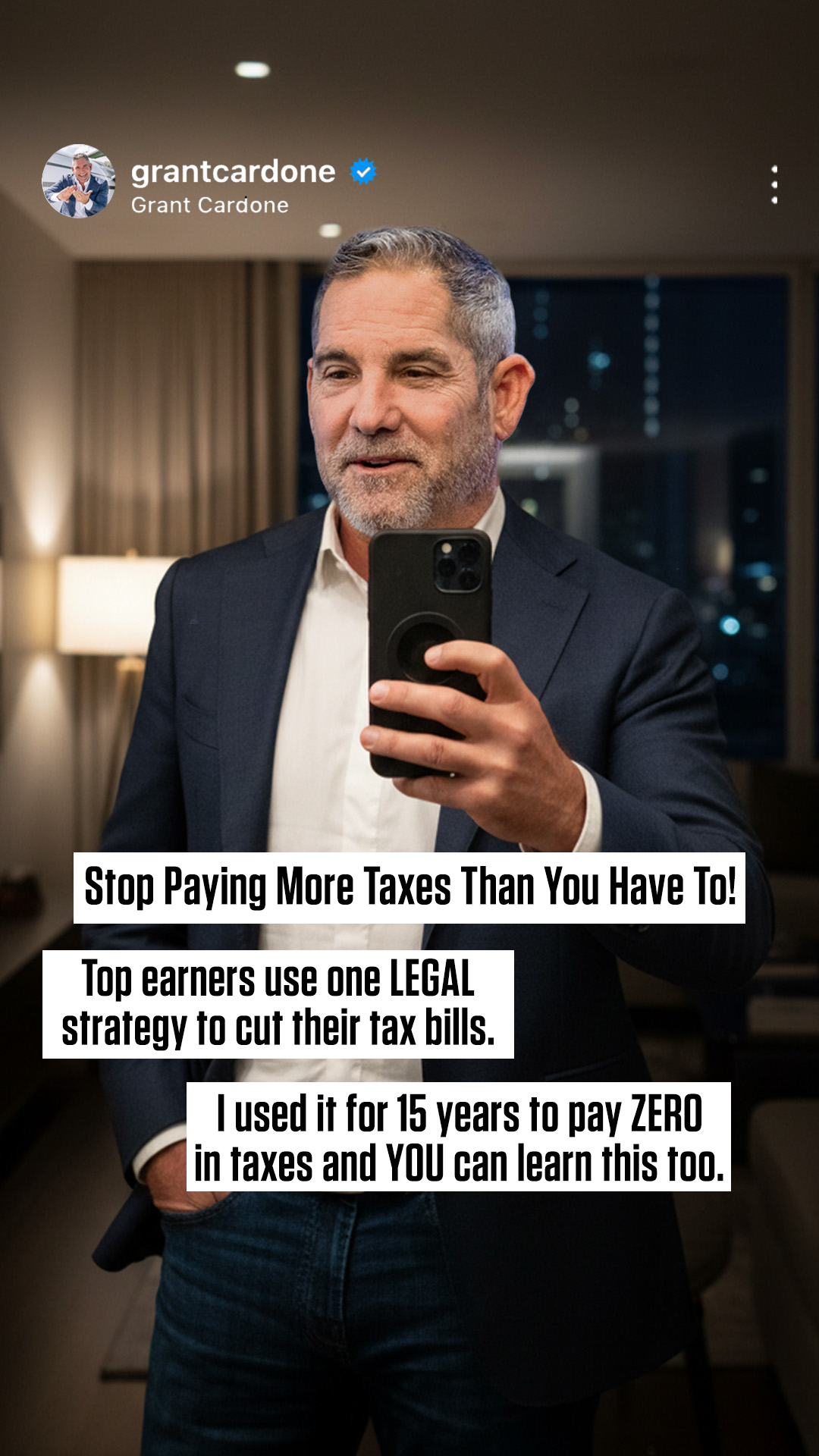 Grant Cardone Facebook ad