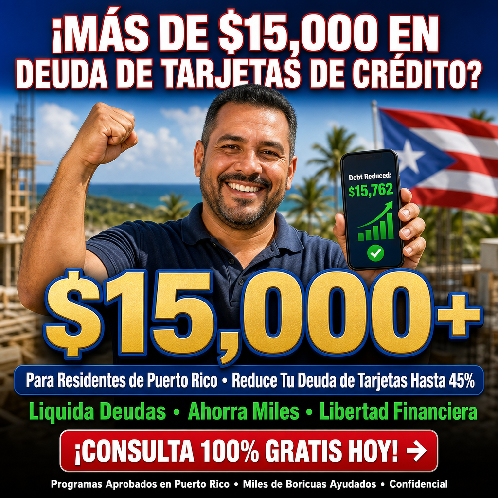 Tu Amigo Financiero Facebook ad: No Más Deudas en Puerto Rico