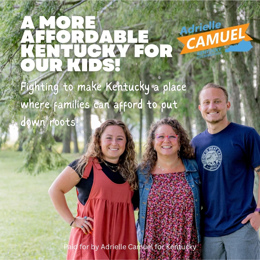 Adrielle Camuel for Kentucky Facebook ad: Fighting for Kentucky Families