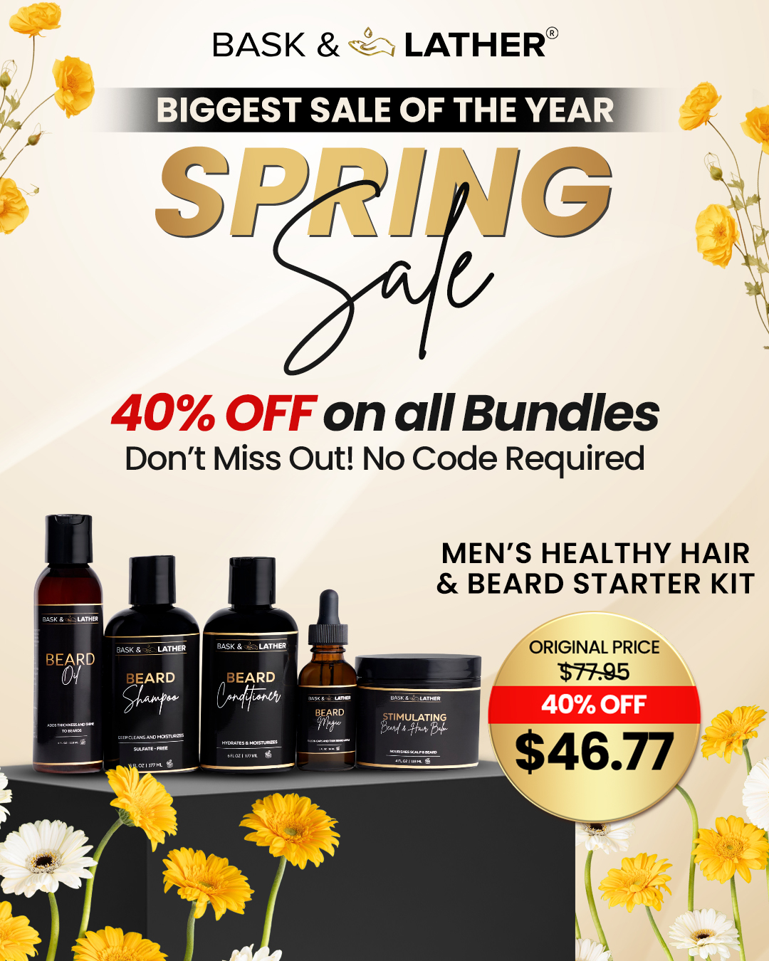 Bask & Lather Co Facebook ad