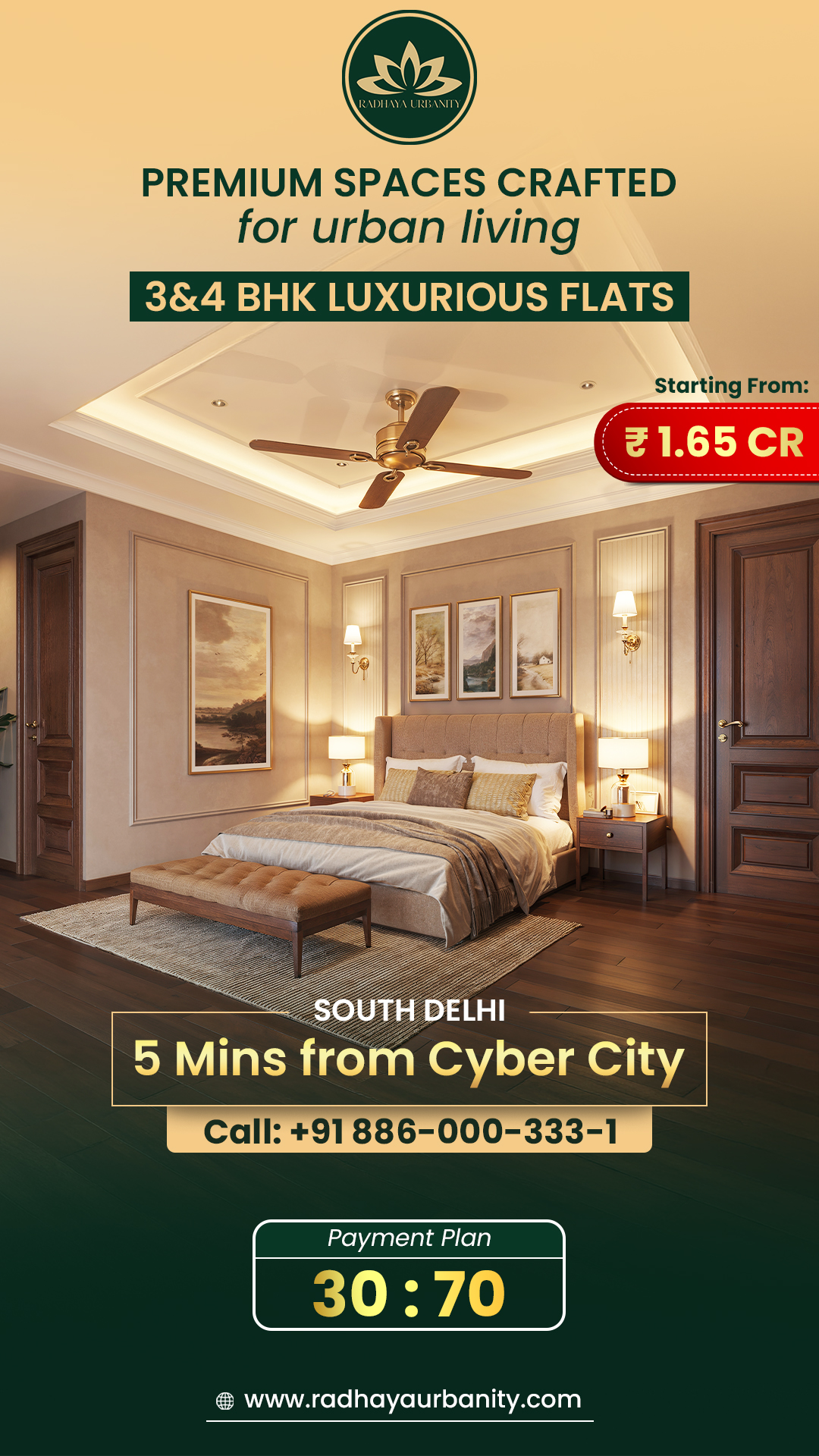 Radhaya Urbanity Facebook ad from Jun 8, 2026