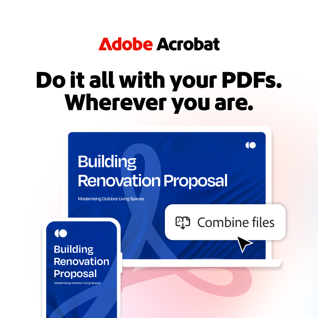 Adobe Acrobat Facebook ad