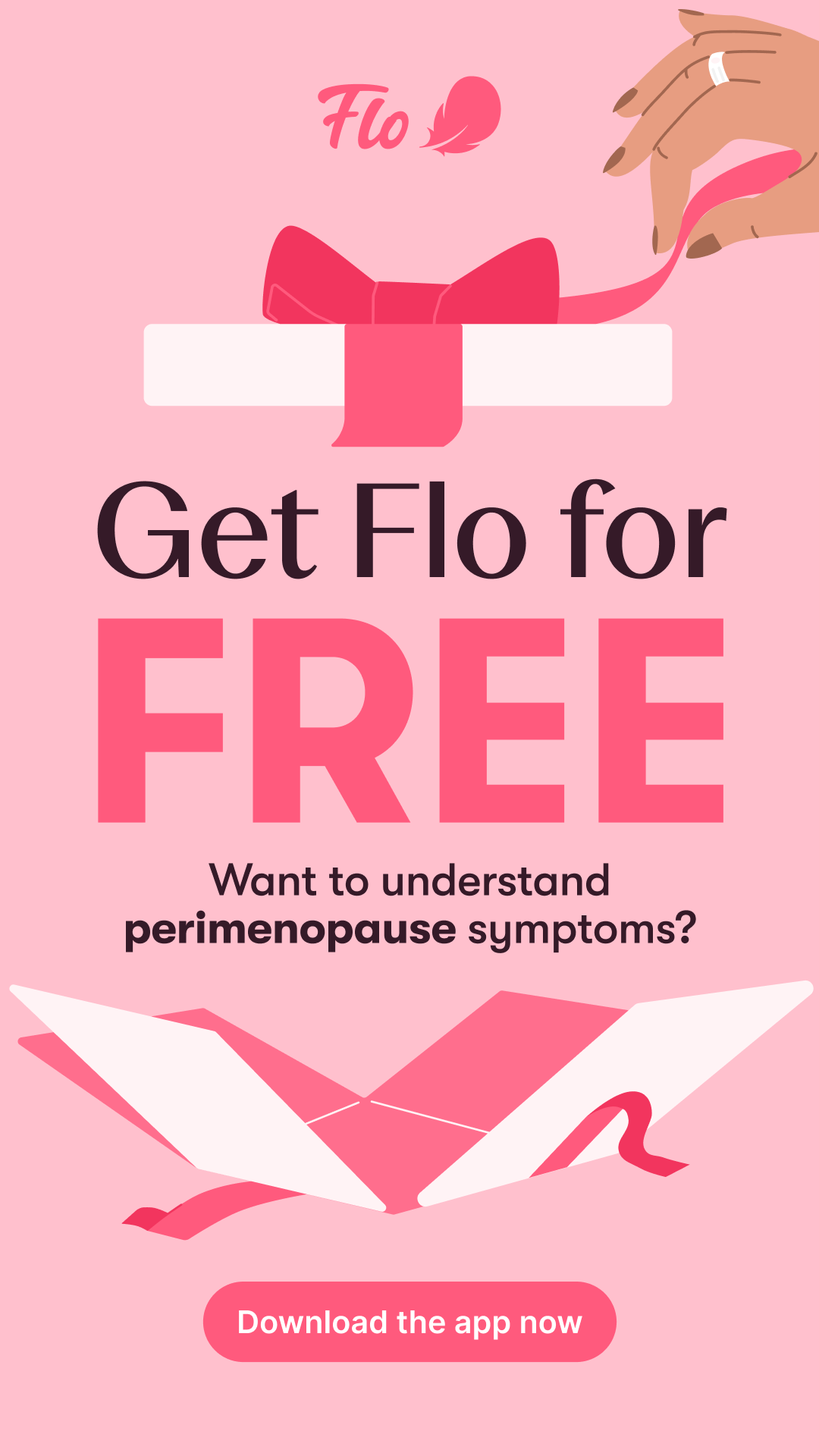 Flo For Perimenopause Facebook ad