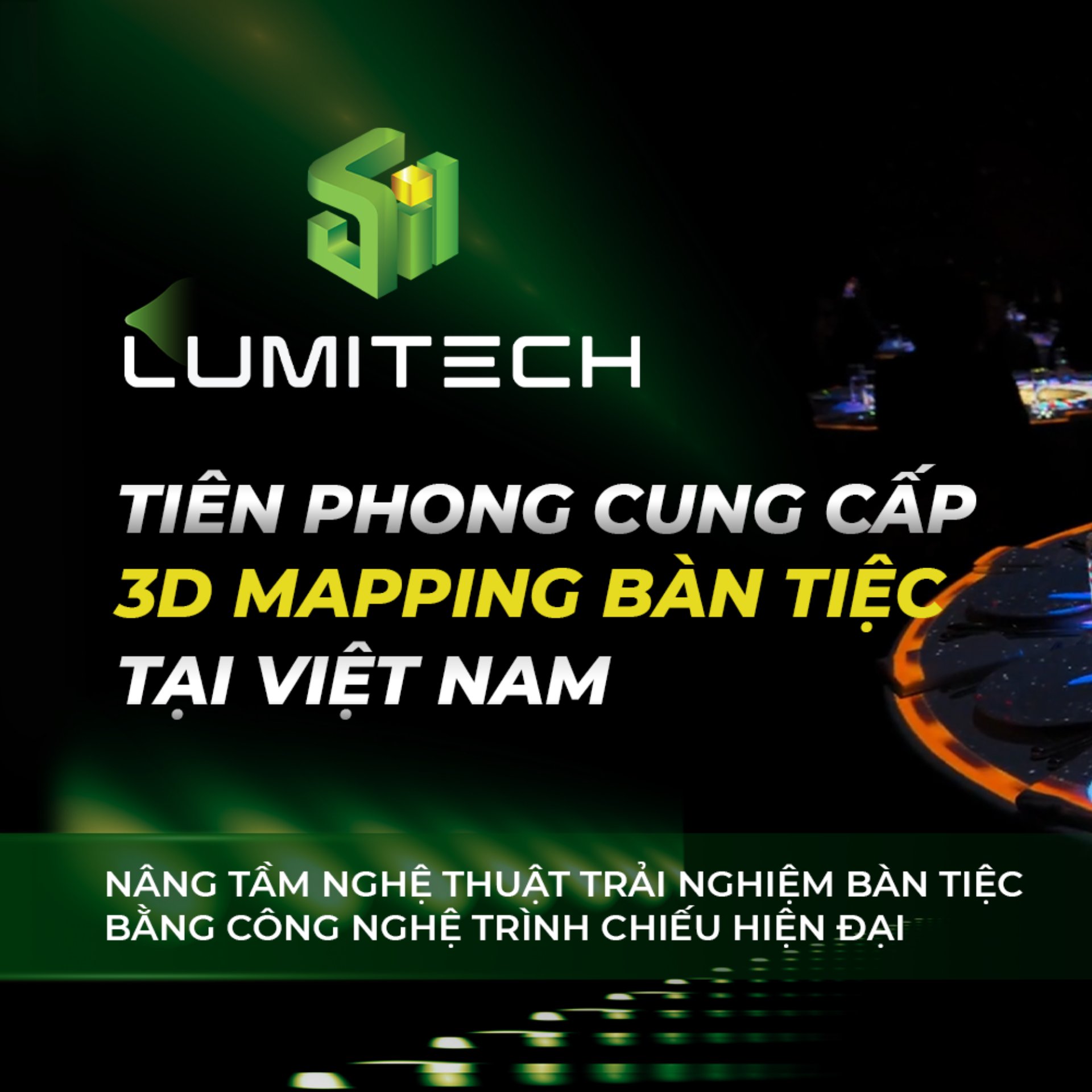 Lumitech Facebook ad: LUMITECH | ĐƠN VỊ THỰC HIỆN 3D MAPPING…