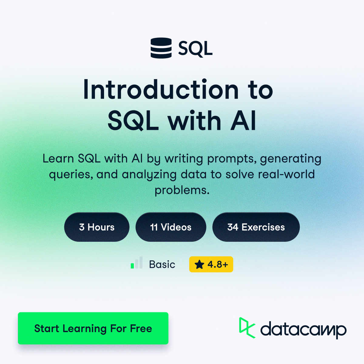 DataCamp Facebook ad