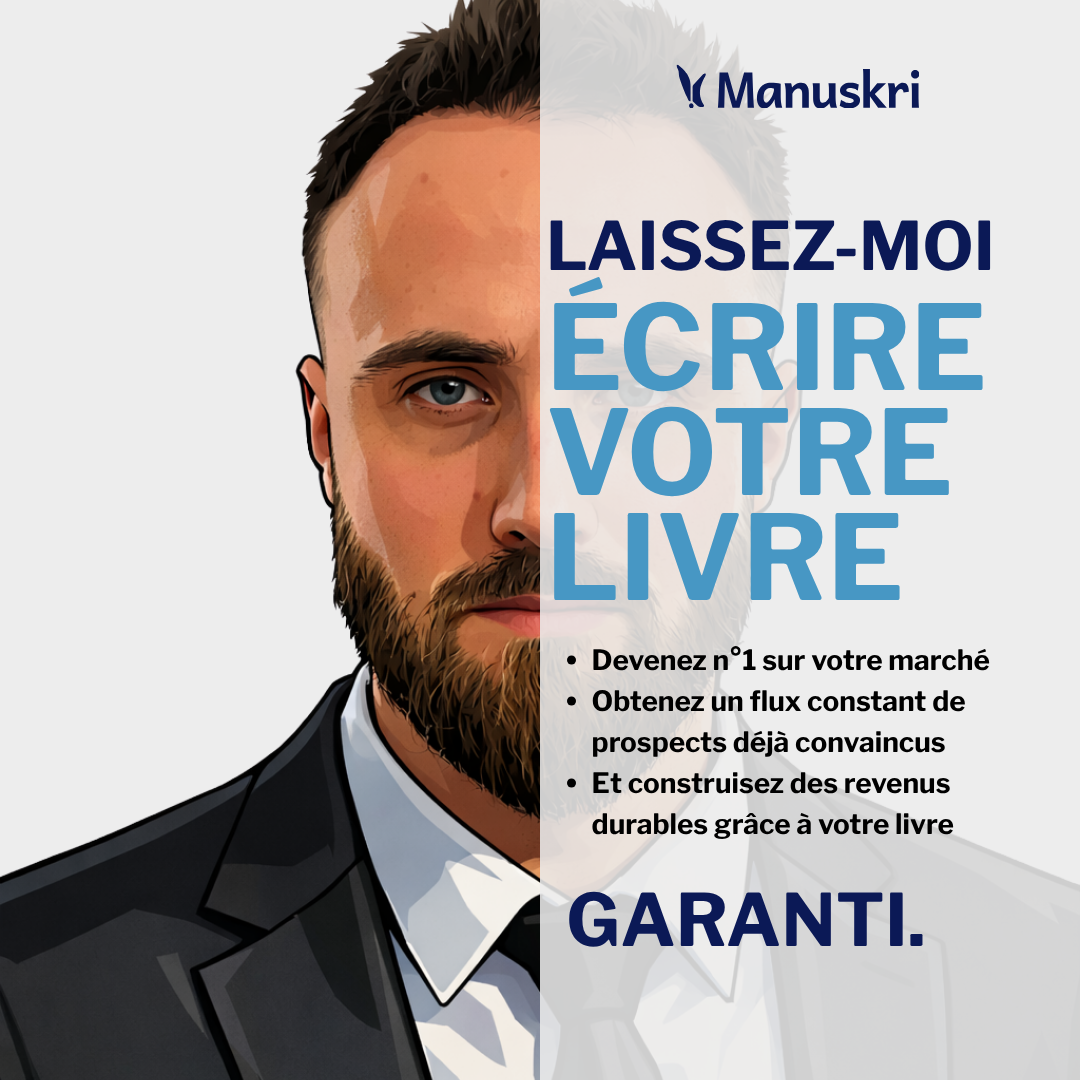 Erwan Simon - Manuskri.com Facebook ad: Devenez auteur d'un livre best-seller en 180 jours