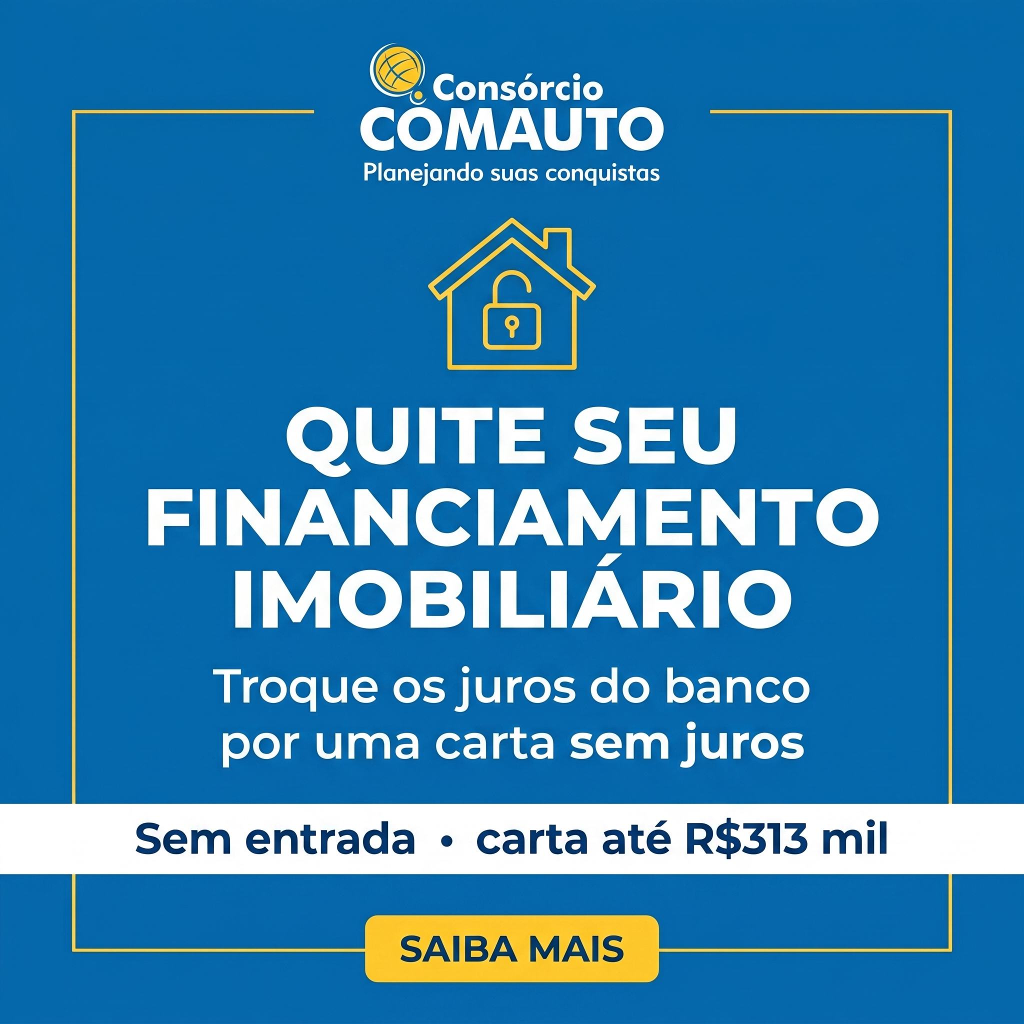 Consórcio Comauto Facebook ad: QUERO QUITAR MEU FINANCIAMENTO