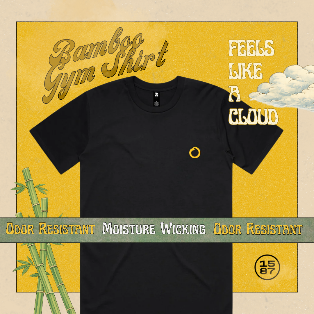 1587 Sneakers Facebook ad: The Ultimate Workout Shirt, Bamboo.
