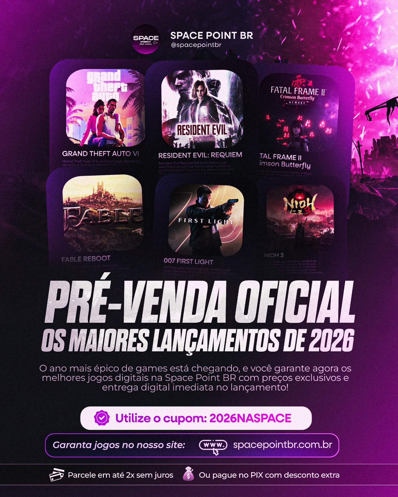 SPACE POINT BR Facebook ad