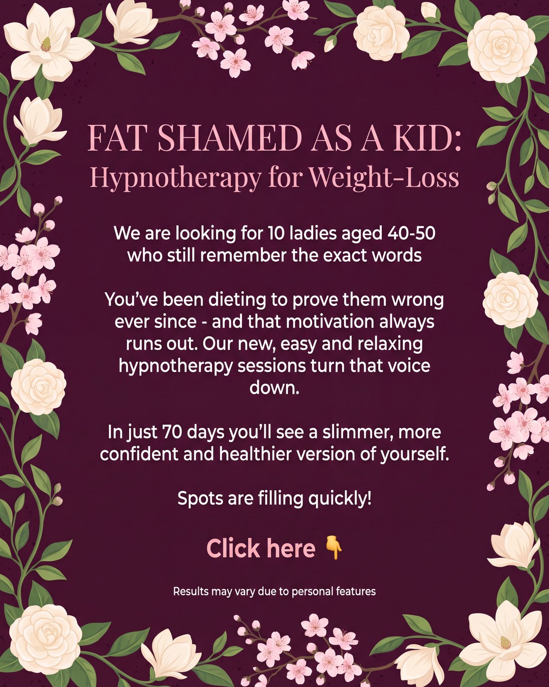Hypnozio: power of hypnotherapy Facebook ad