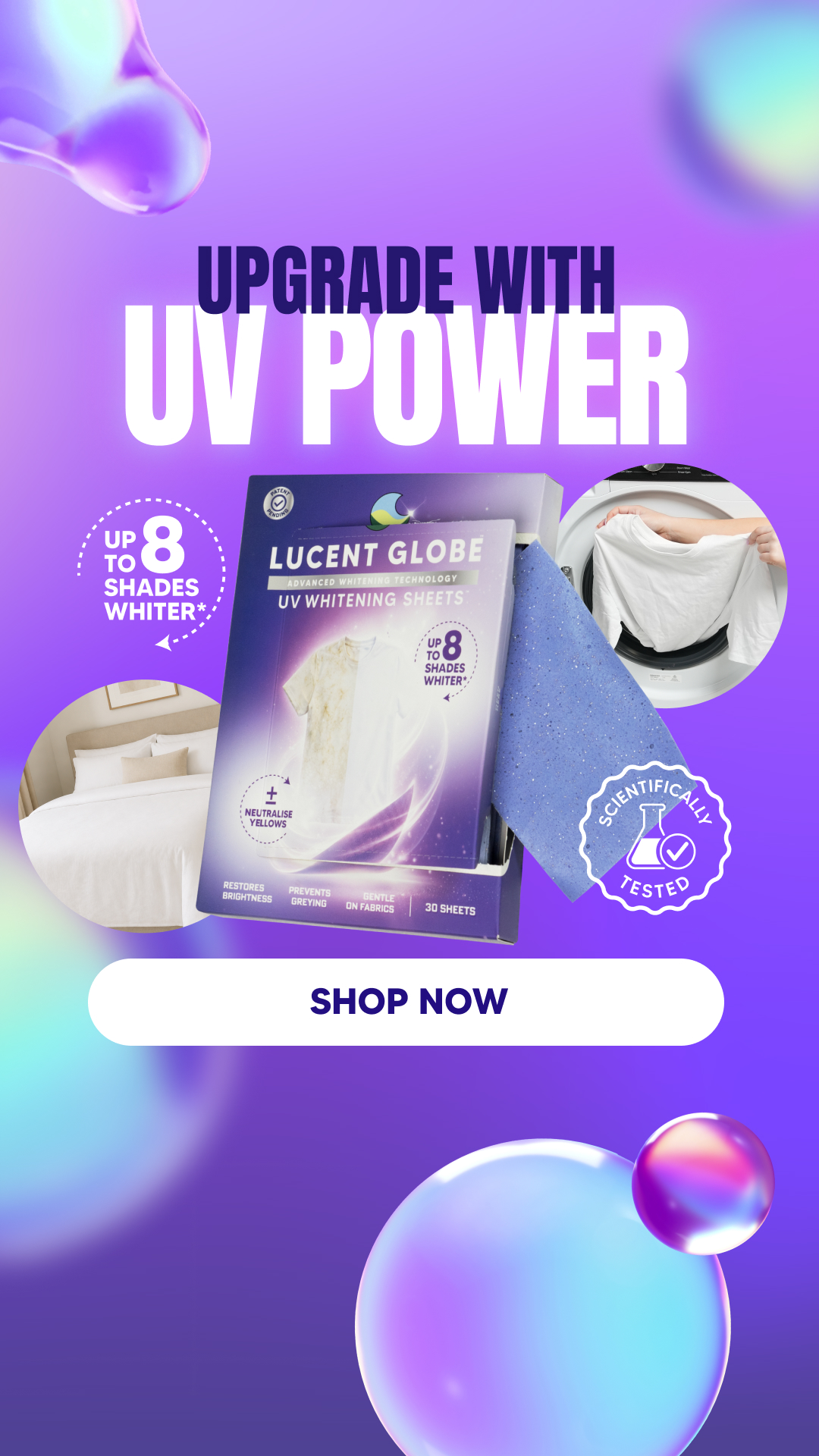 Lucent Globe Facebook ad