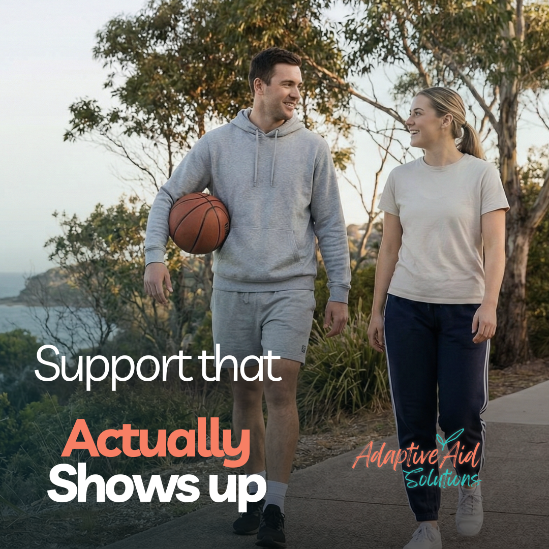 Adaptive Aid Solutions Facebook ad: NDIS support for families - NSW