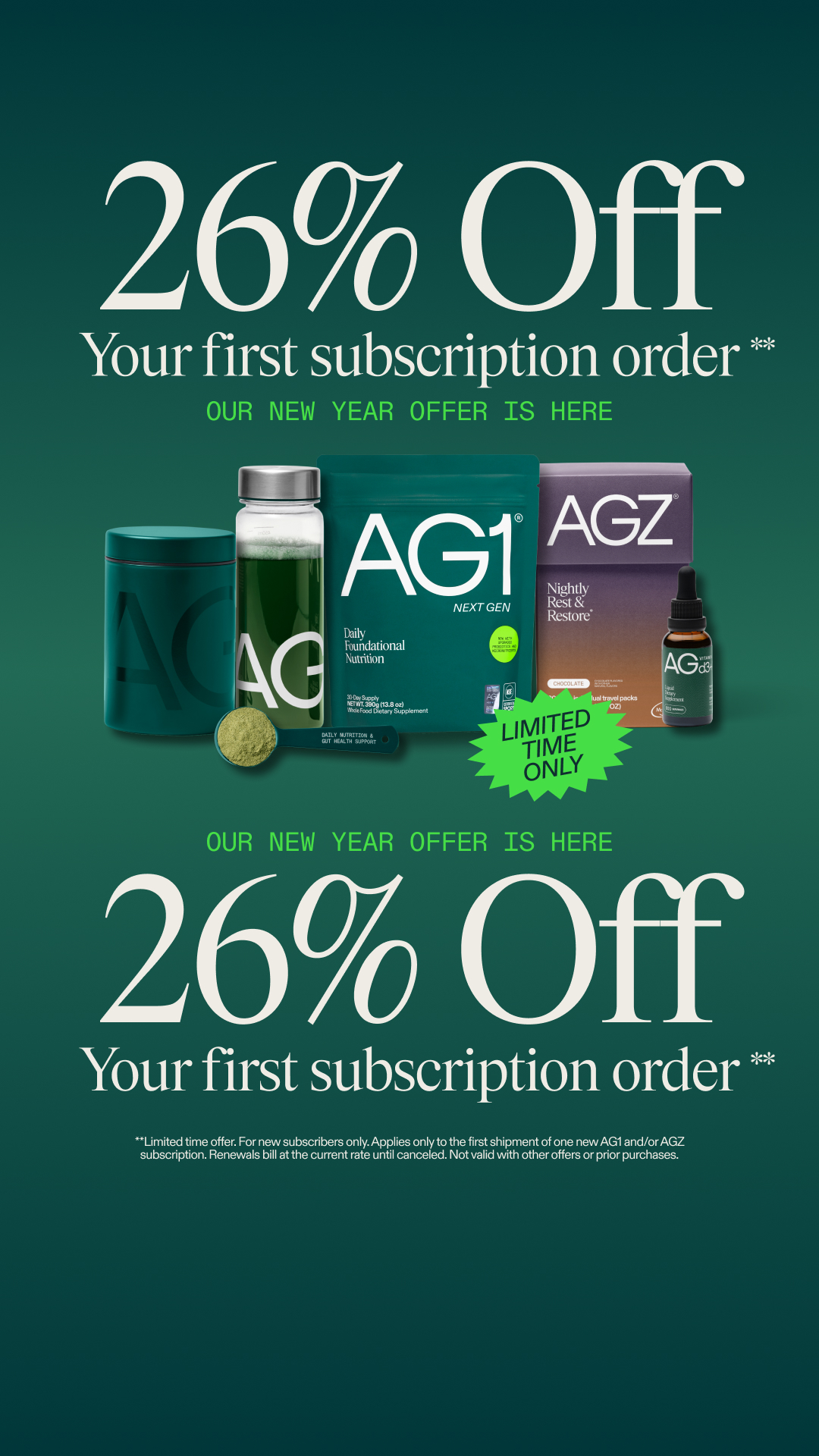AG1 by Athletic Greens Facebook ad