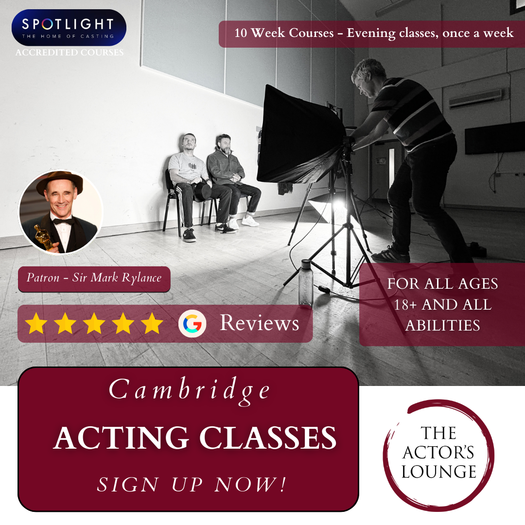 The Actor's Lounge Facebook ad: Learn to Act Today!