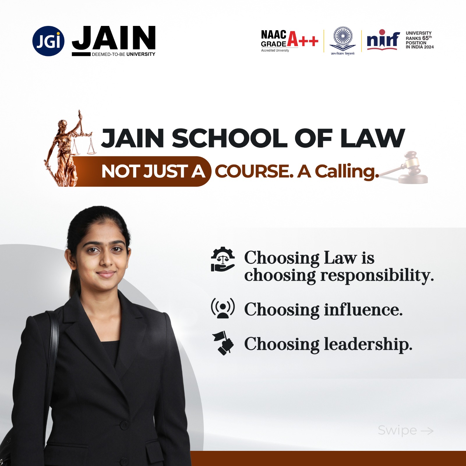 Jain University - Under Graduate Programs Facebook ad