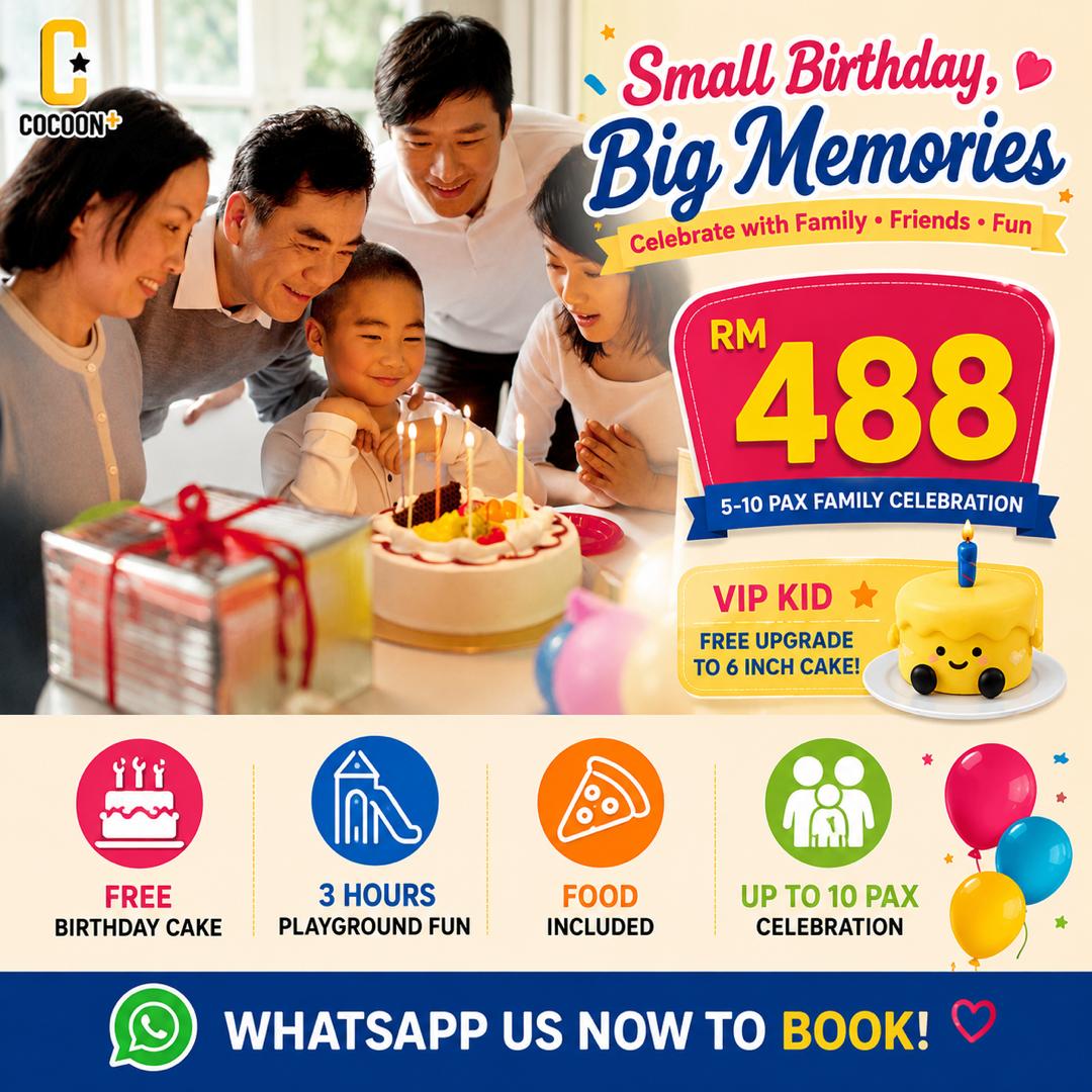 Cocoon+ Kids Cafe - Bayan Lepas Penang Facebook ad