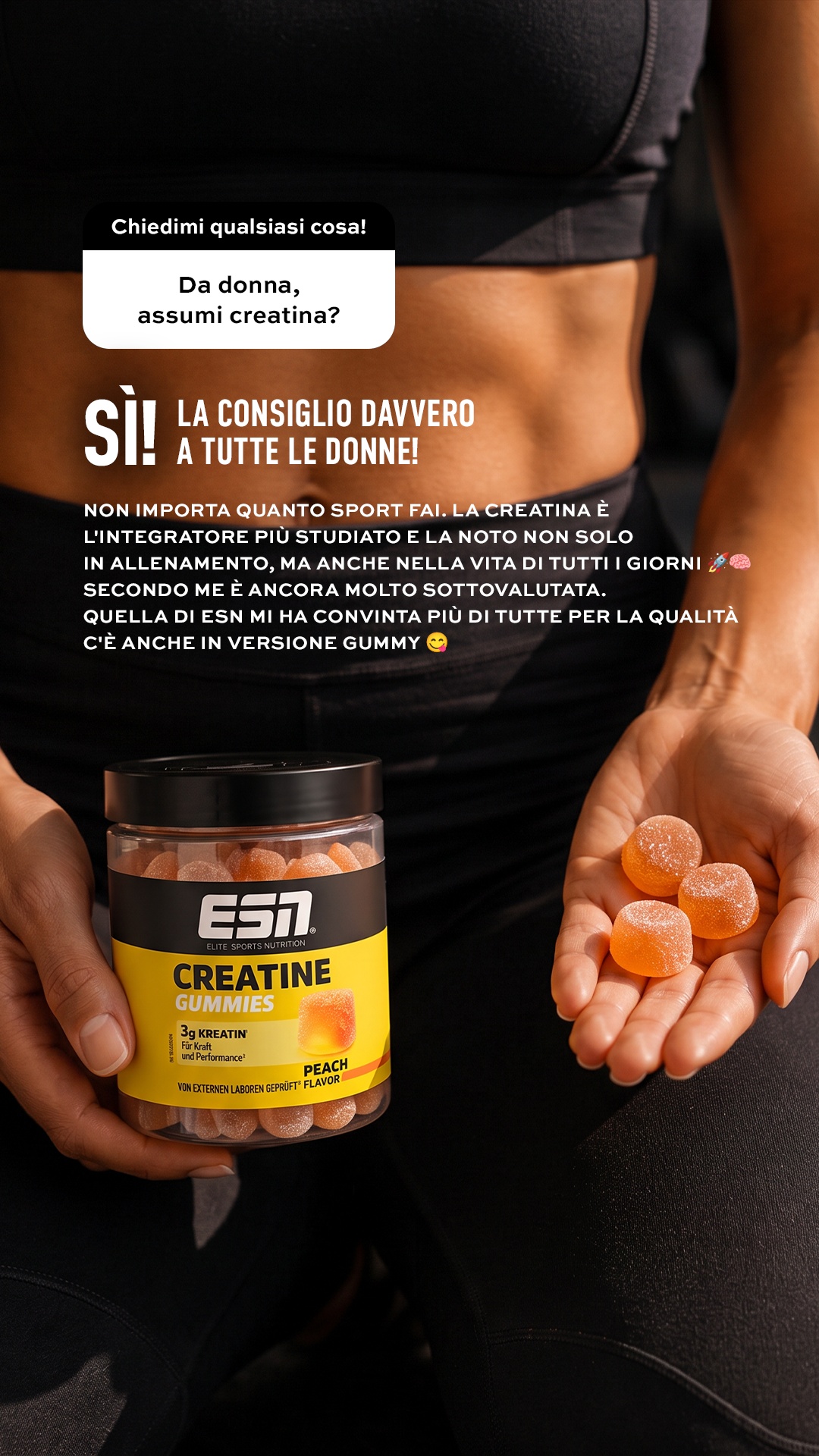 ESN Facebook ad: Creatina di qualità