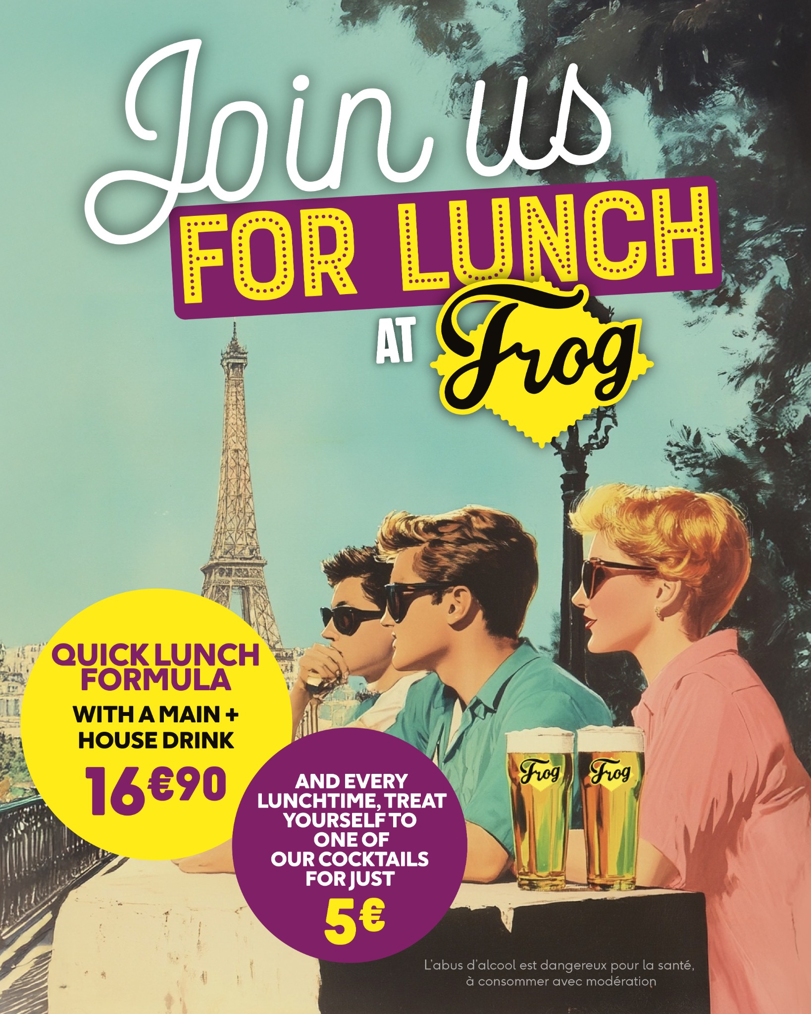 FrogPubs Facebook ad: Join us for our Quick Lunch formula