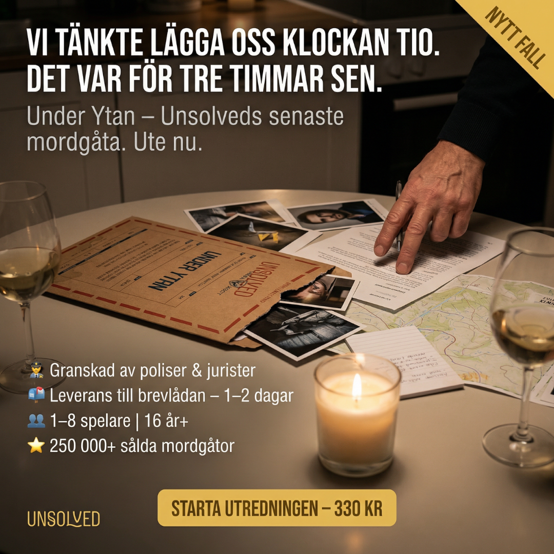 ARKIV by Unsolved - Mordgåtor att lösa hemma Facebook ad