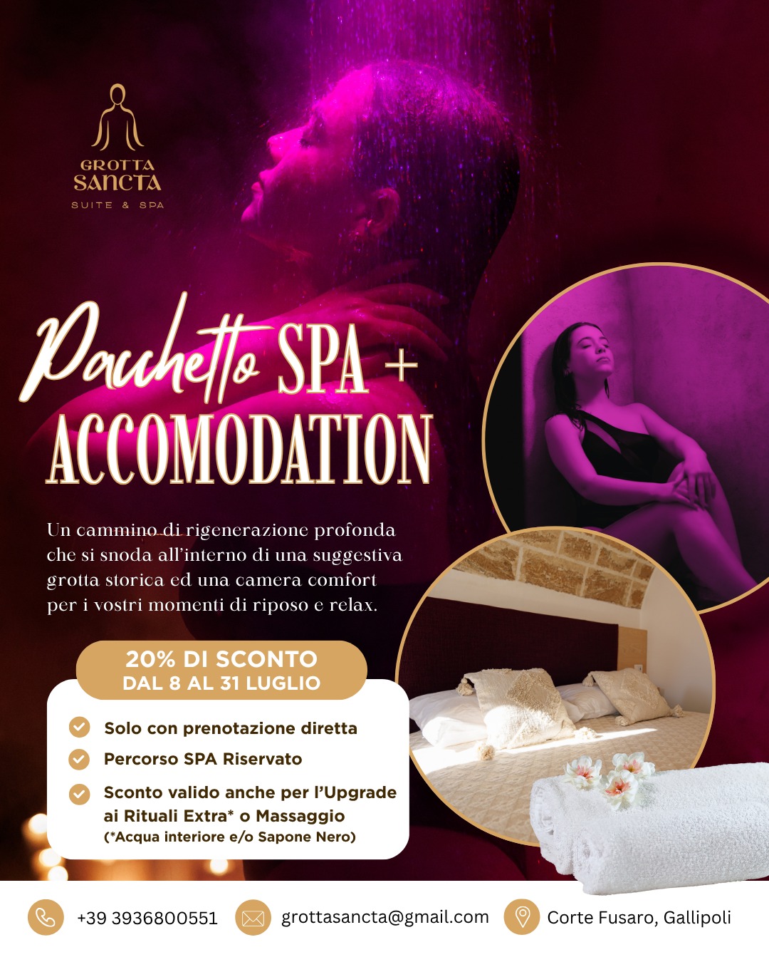 Grotta Sancta Suite&SPA Gallipoli Facebook ad: Grotta Sancta Suite&SPA Gallipoli…