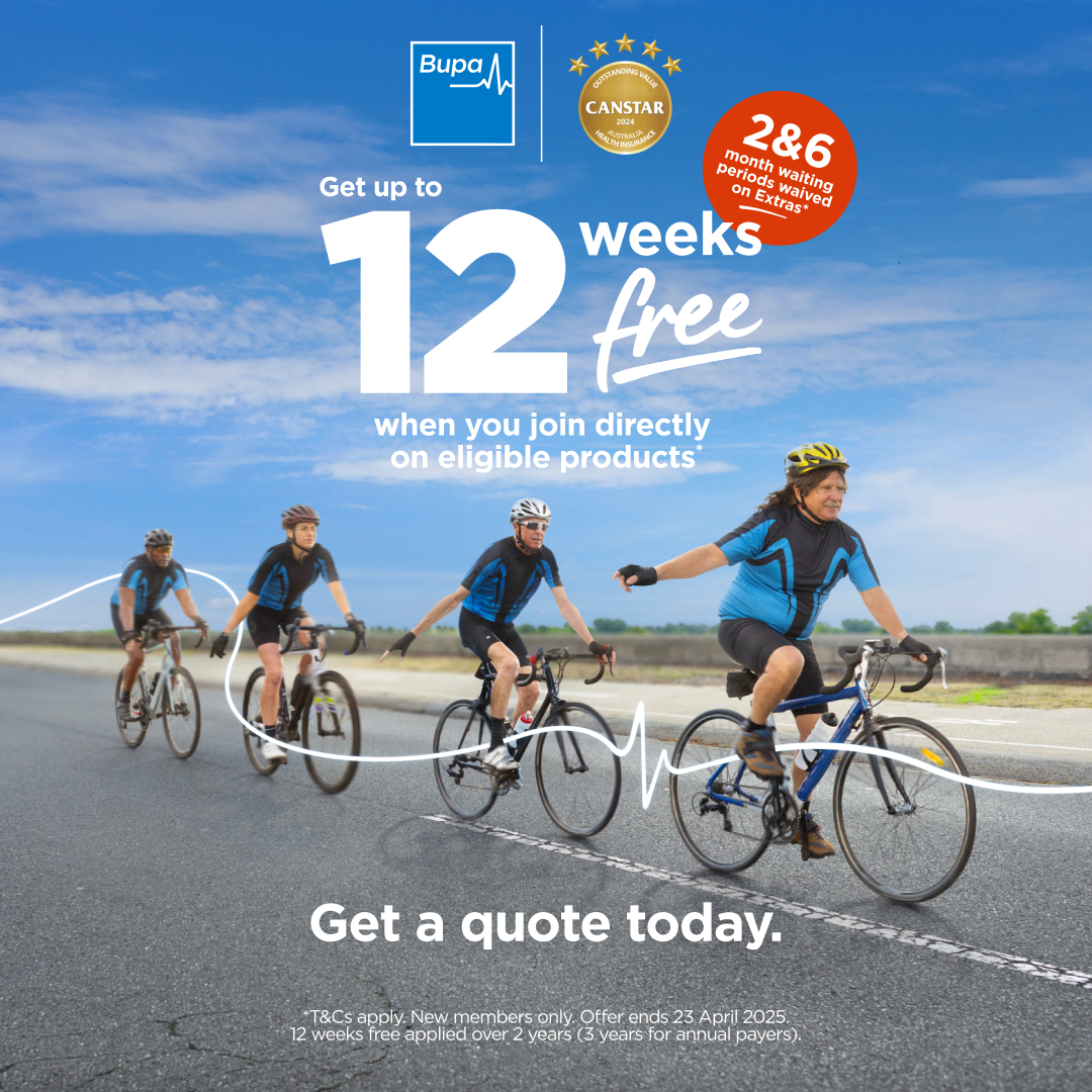 Bupa Australia Facebook ad