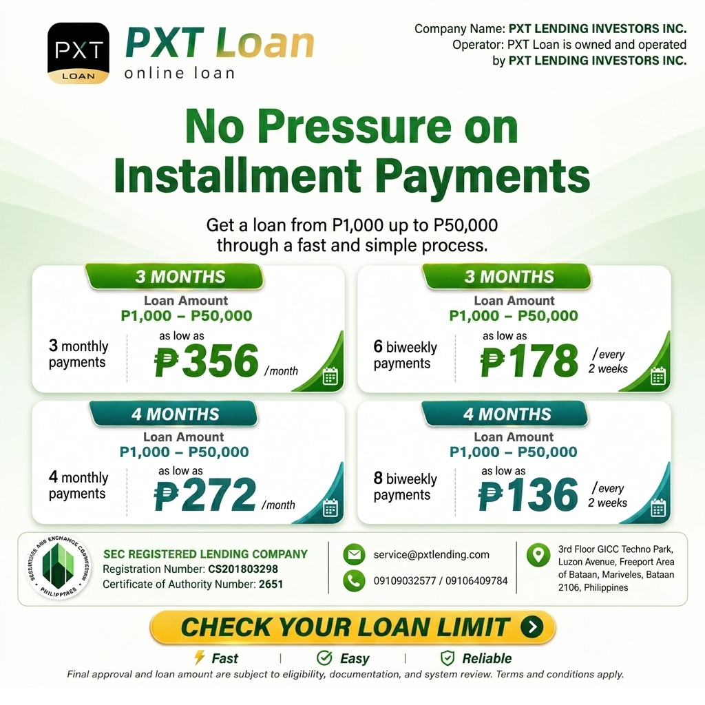 PXTLoan-And-B Facebook ad: Trusted Online Lending Platform