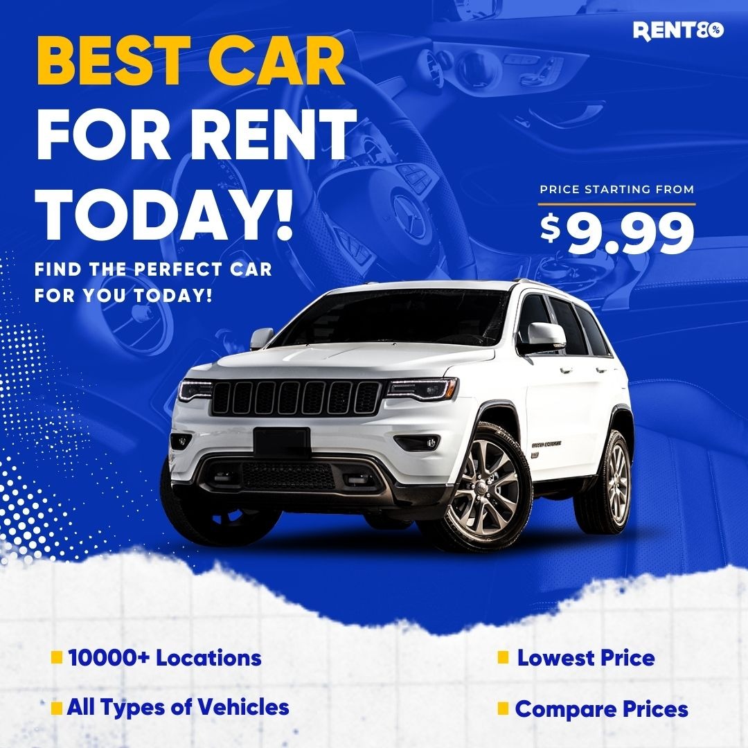 Rent80 Facebook ad: Get Your Dream Ride!