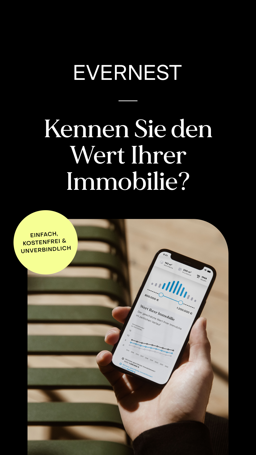 Evernest Facebook ad
