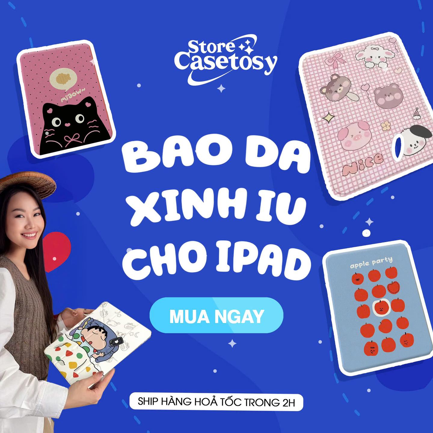 Casetosy - Ốp Lưng Xinh & Phụ Kiện Điện Thoại Facebook ad