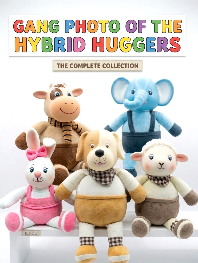 Green Rubber Toy Exports Facebook ad: Meet the Hybrid Huggers.