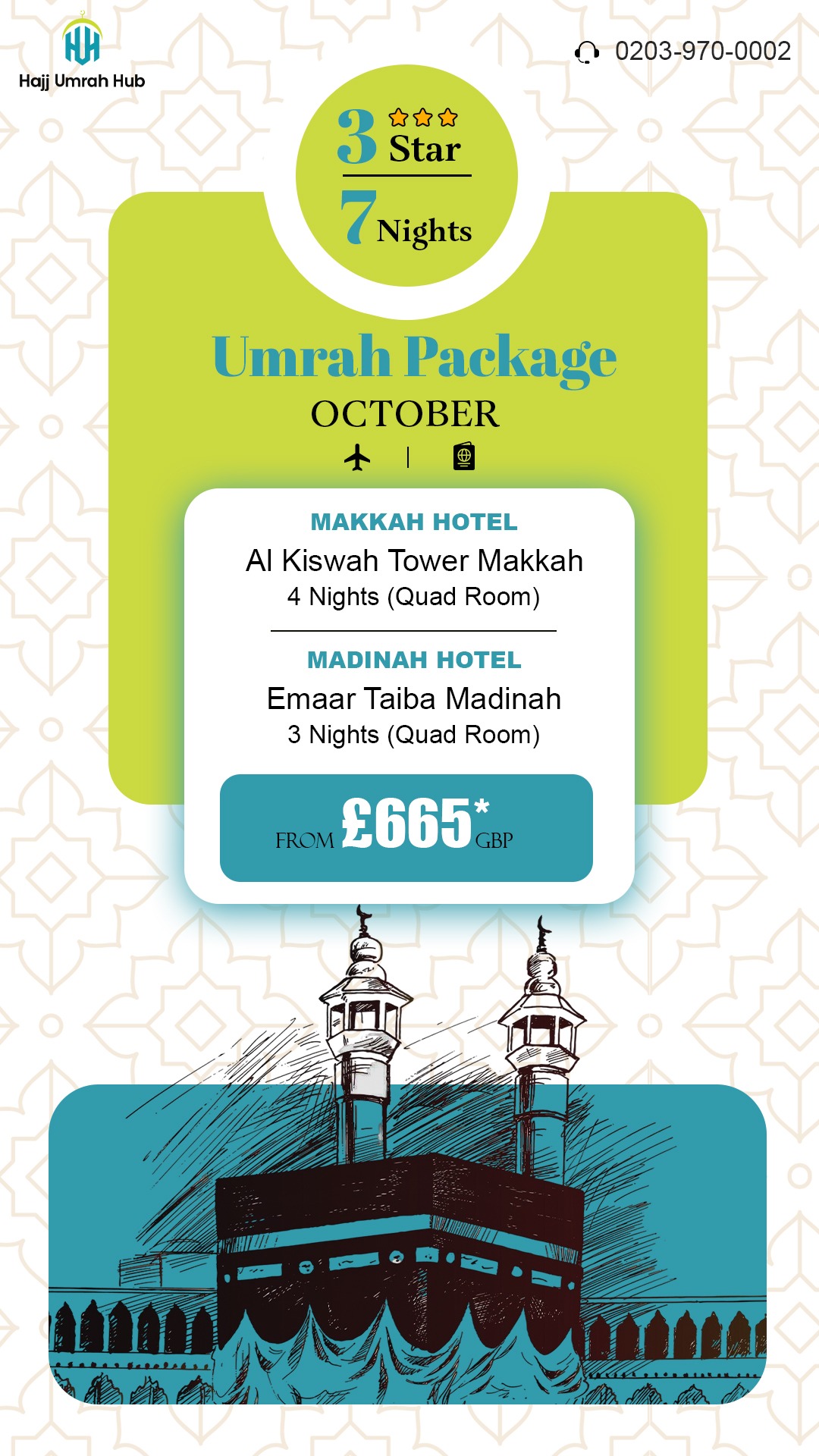 Hajj Umrah Hub Facebook ad