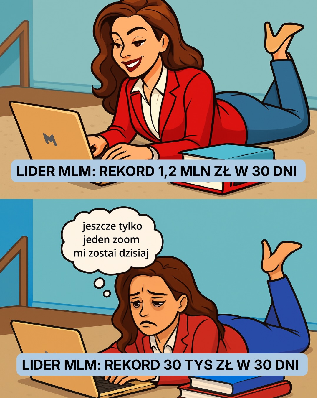 Julita Habet Facebook ad: Lider MLM nie wygrywa charyzmą.