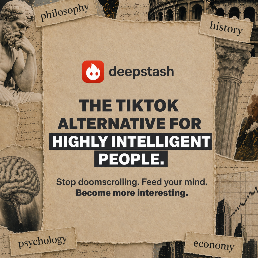 Deepstash Facebook ad