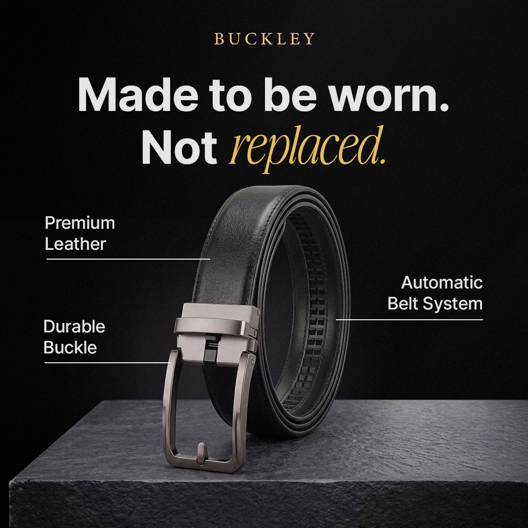 Buckley Belts Facebook ad
