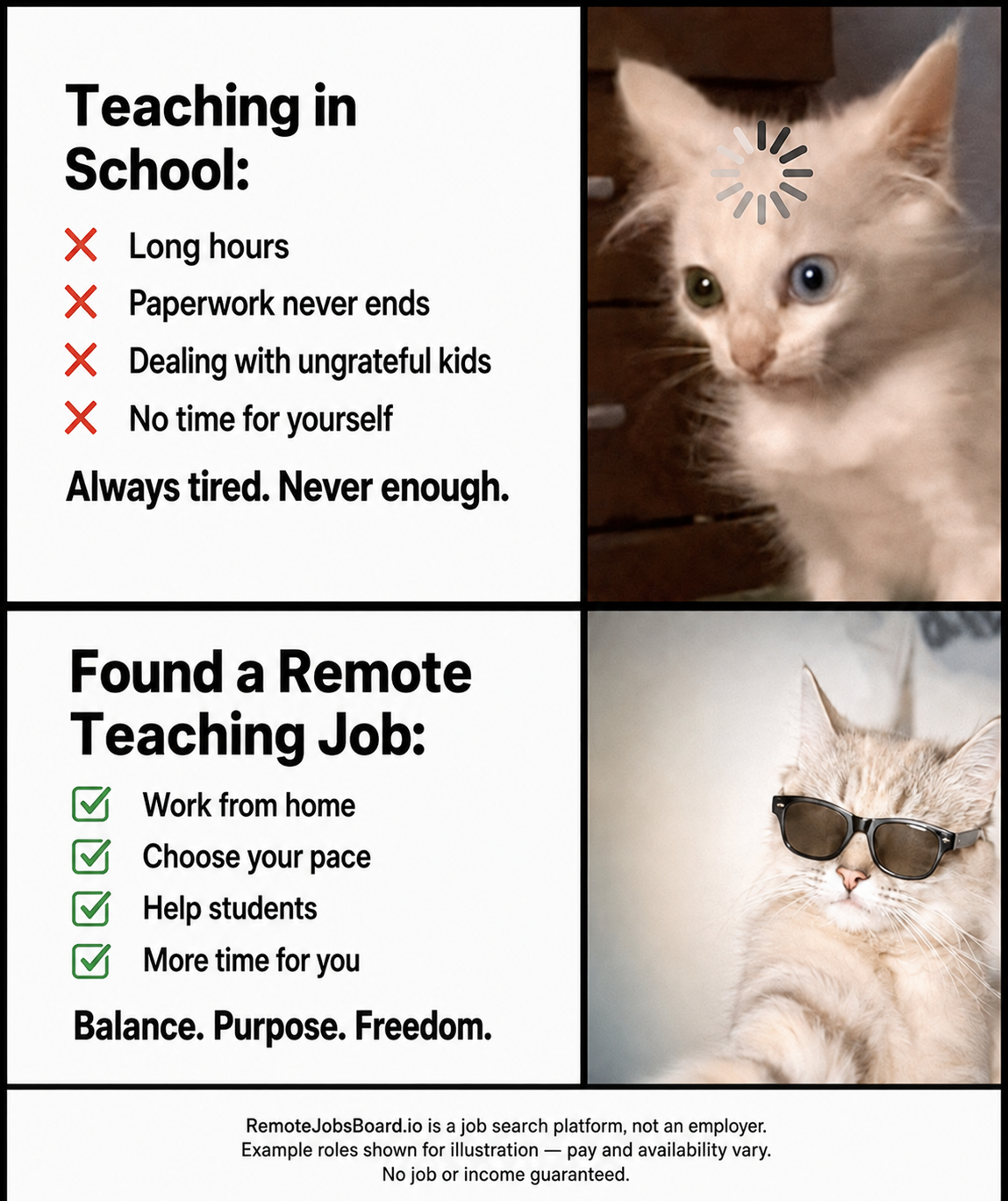 Remote Jobs Board - Work From Anywhere Facebook ad