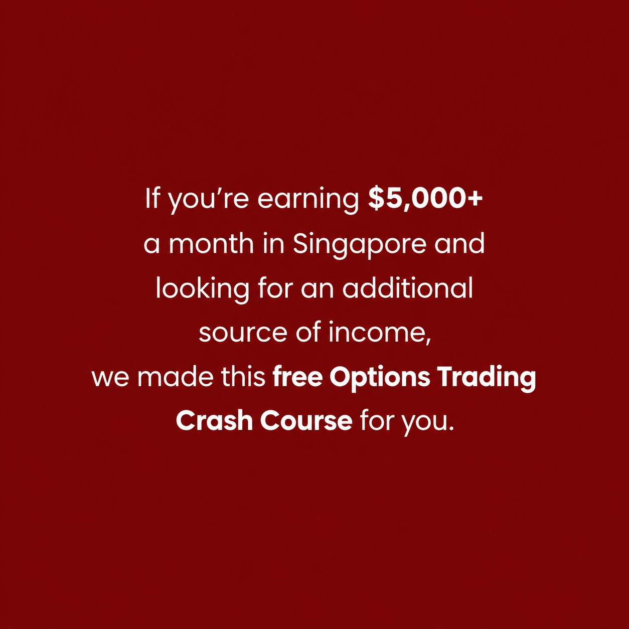 Core Invest Institute Facebook ad