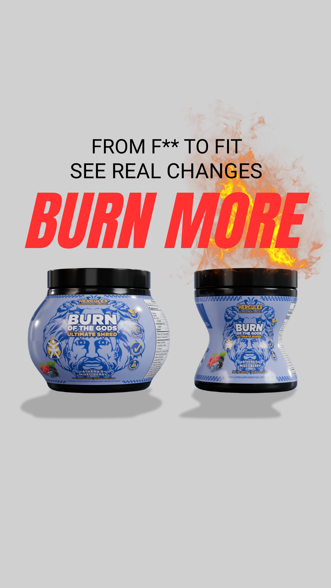 Hercules Supplements Aust Facebook ad