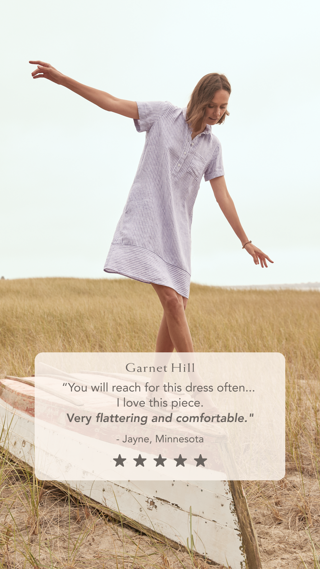 Garnet Hill Facebook ad
