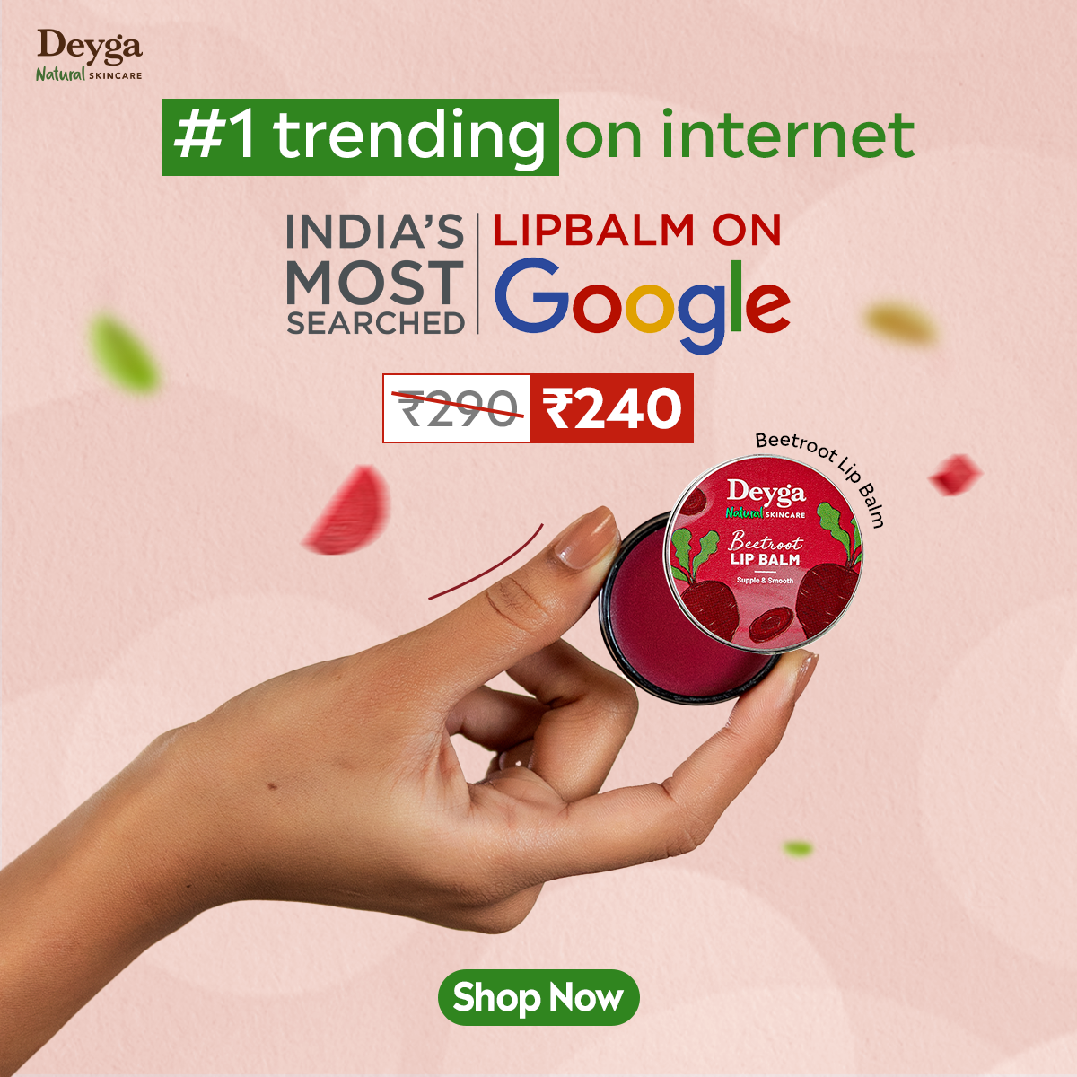 Deyga Organics Facebook ad