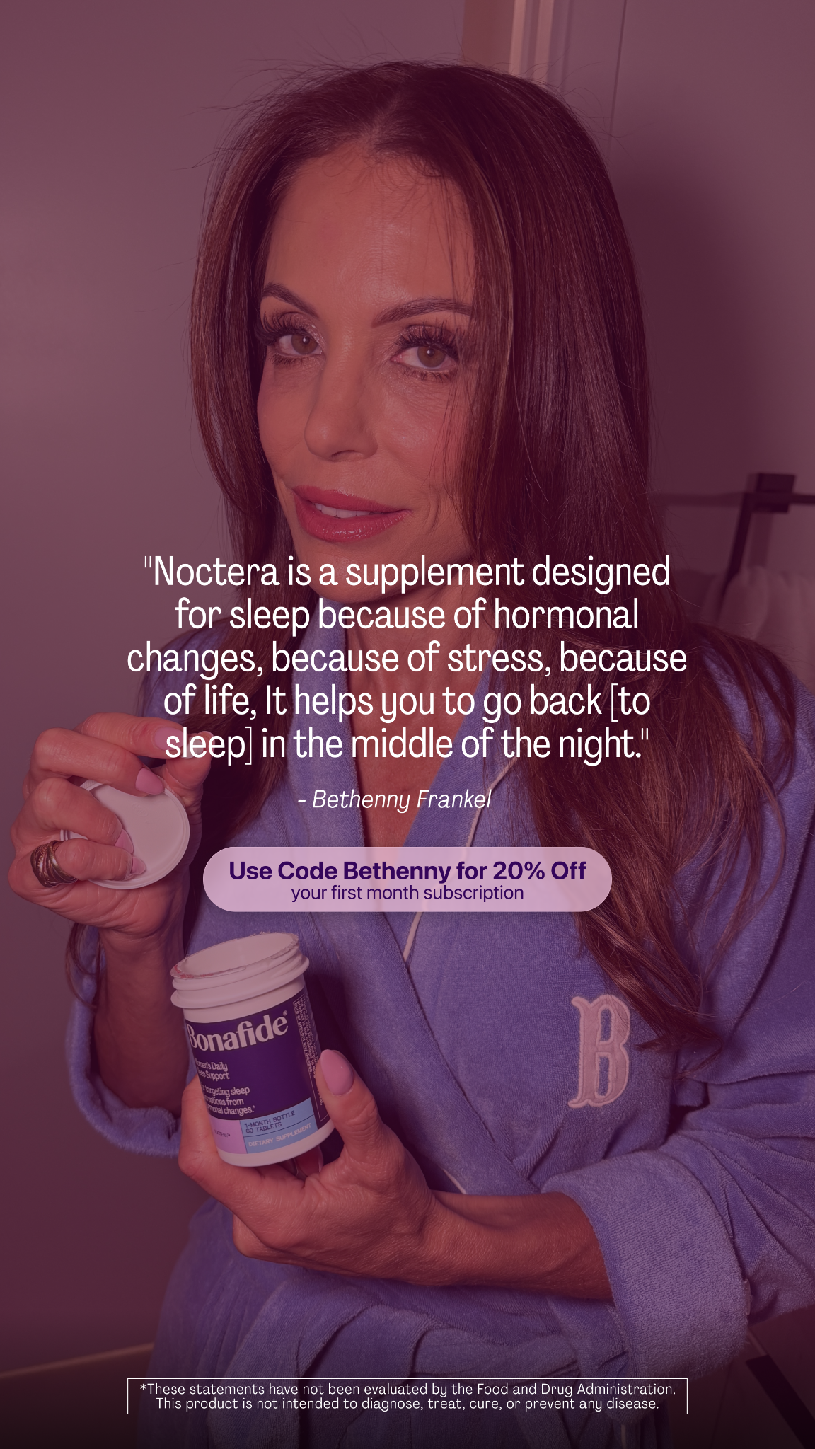 Bethenny Frankel Facebook ad