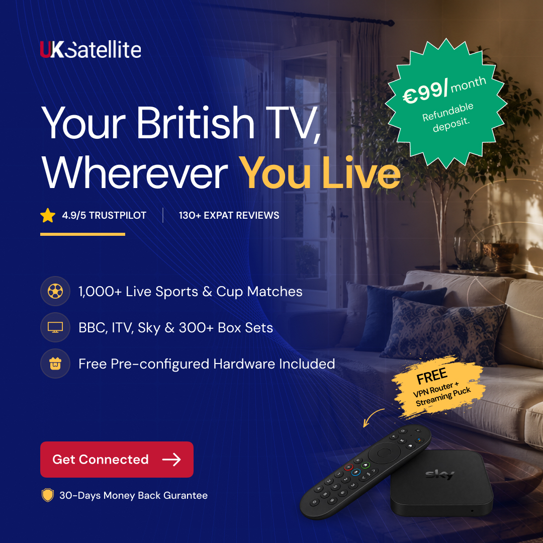 UK Satellite TV Facebook ad