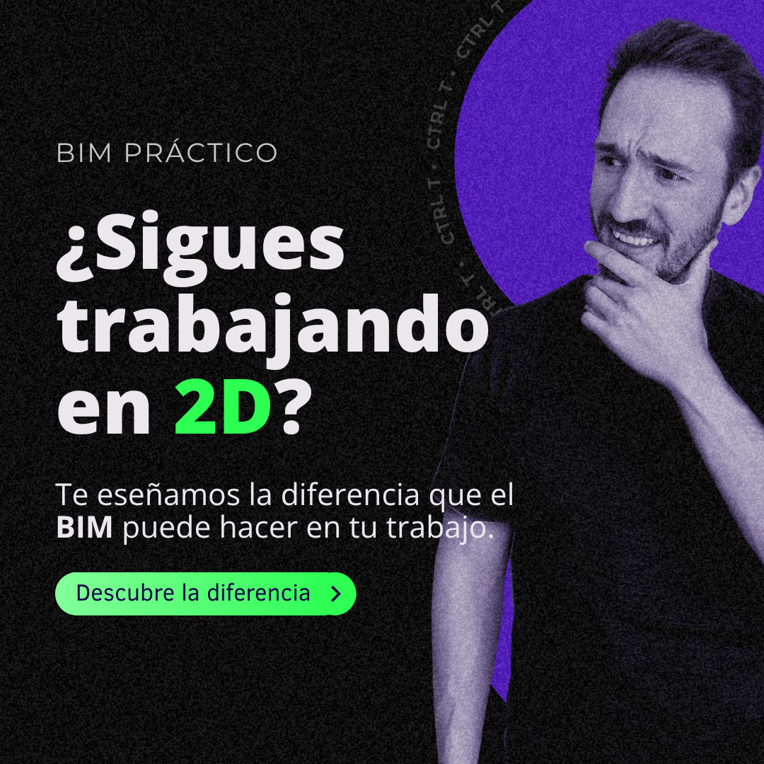 CTRL T Facebook ad: Descubre el método BIM ideal para arquitectos.