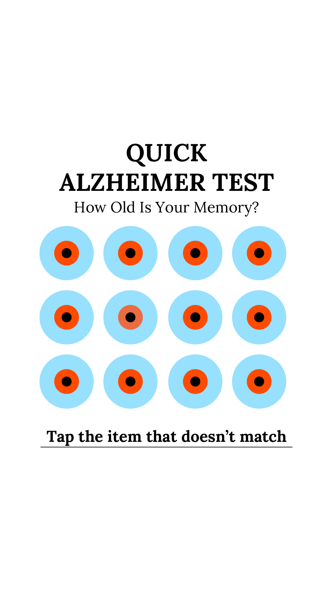 Brain Health Check Facebook ad