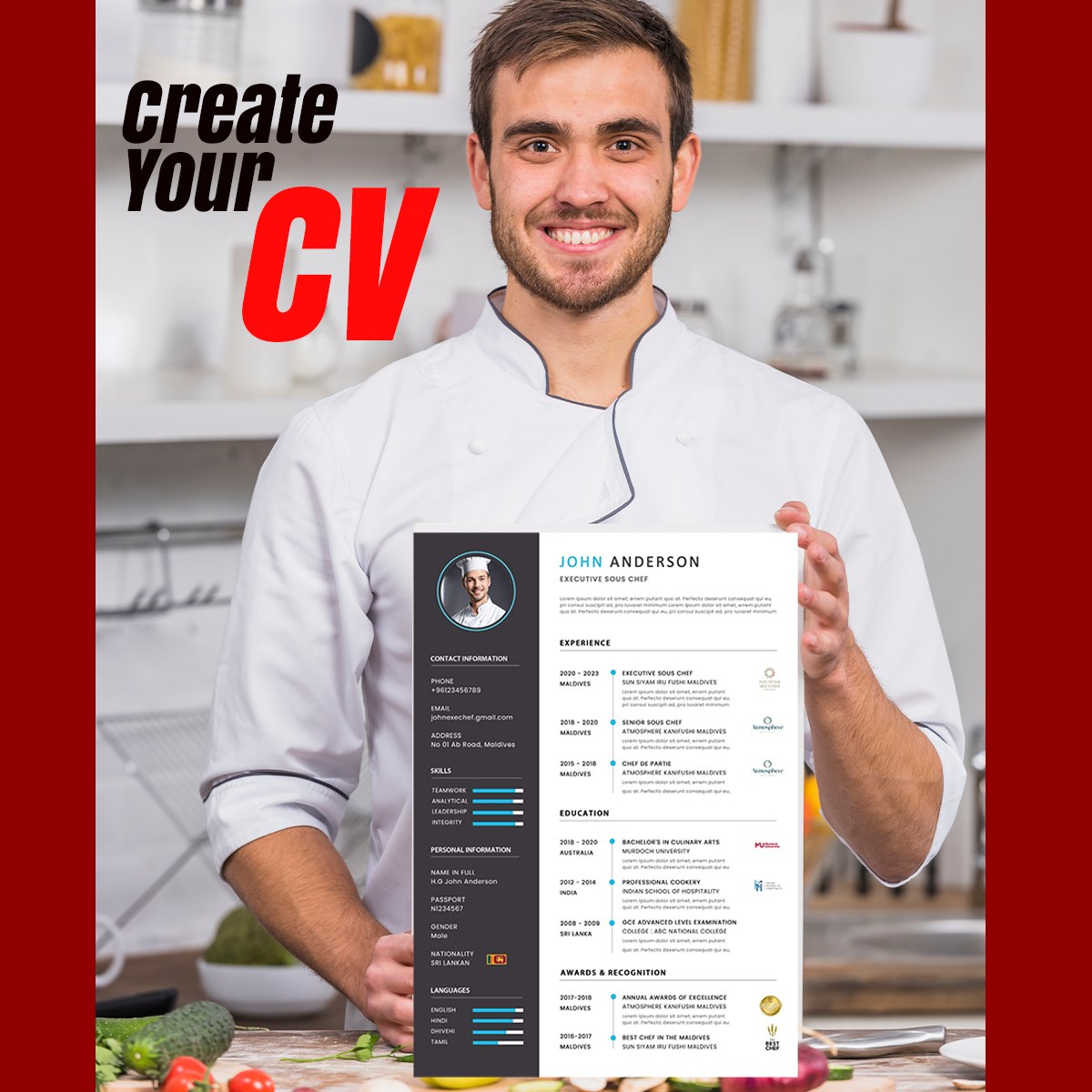 PickZart Facebook ad: Chefs, Your Dream Job Starts with the Right…